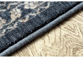 Vlnený kusový koberec Dabir modrý 160x230cm