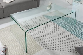 Dizajnový sklenený konferenčný stolík Fantome 110cm