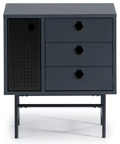 Tmavomodrý nočný stolík Teulat Punto