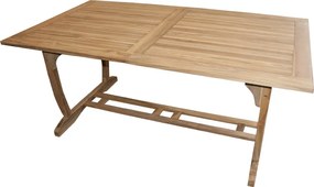 Doppler TECTONA - drevený rozkladací teakový stôl 180/240x100 cm - 2. KVALITA (N258)