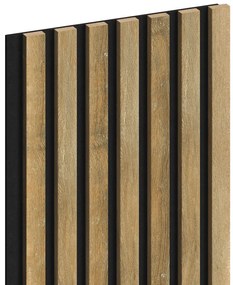 Mexen Lam-F, akustické stenové lamely 275 × 31,5 cm, filc 6 mm, dub medový, S105-275317-2812-066
