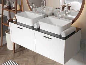 Besco Umývadlo na dosku z liateho mramoru Assos S-Line UM D-OPB 51x41x15 cm, s otvorom pre batériu