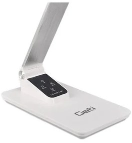 LED Stmievateľná stolná lampa s USB LED/7W/230V 3000K/4000K/5500K biela