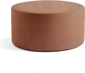 Taburet CASUAL, Ø 1000 mm, látka CURA, medená