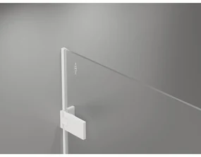 Mexen Lunar-F Duo, skladací sprchový kút 95 x 85 cm, 6mm číre sklo, biely profil, 836-095L-085P-20-00