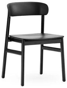 Stolička Herit Chair – čierna/čierny dub