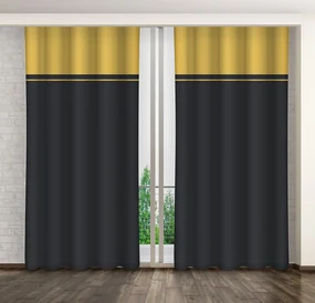 Sivý moderný dekoračný záves Dĺžka: 250 cm