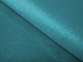 Biante Veľký zamatový oválny obrus Velvet Premium SVP-035 Tyrkysovo modrý 180x220 cm