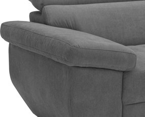 Dvojsedák Speedway, dymovo šedá látka