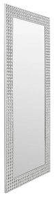Crystal nástenné zrkadlo strieborné 80x180 cm