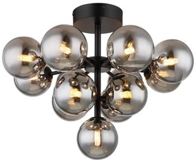 Globo 56143-13D - Prisadený luster GRAPPY 13xG9/5W/230V pr. 56 cm čierna