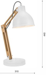 Stolná lampa MARCELLO 1xE27/60W/230V