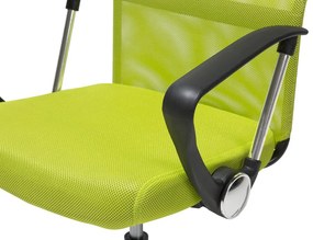 Kancelárska stolička zelená DESIGN Beliani