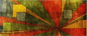 Obraz geometrické abstrakcie (120x50 cm)
