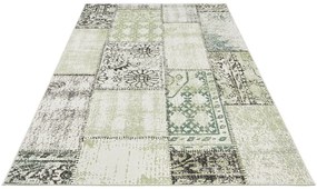 NORTHRUGS - Hanse Home koberce Kusový koberec Beach 103846 Green / Cream / Black – na von aj na doma - 160x230 cm