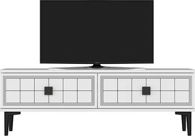 TV stolík/skrinka Yutta (biela). Akcia -19%. Vlastná spoľahlivá doprava až k Vám domov. 1144959