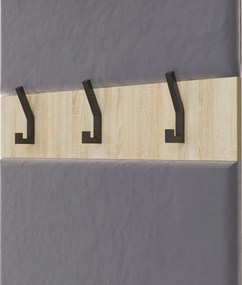 Vešiaková predsieňová skriňa LENA 50 cm dub artisan