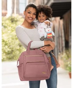 Skip Hop - Přebalovací batoh MAINFRAME na kočárek Dusty rose