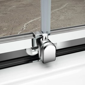 Polysan Polysan, EASY polkruhová sprchová zástena 900x900mm, číre sklo, EL4615