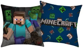 HALANTEX Vankúšik Minecraft Steve  Polyester, 40/40 cm