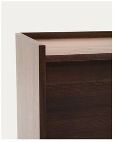 Hnedá komoda v dekore orecha 200x80x45 cm Onix – Kave Home