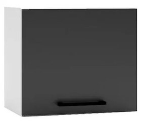 Kuchynská skrinka Denis W40OKGR čierna mat continental/biela