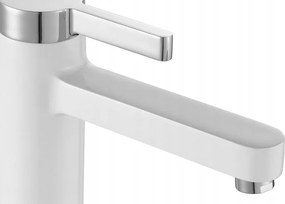 Rea Polo - umývadlová batéria, biela-chrómová, REA-B9941