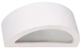 Sollux SL.1459 - Nástenné svietidlo ATENA 1xE27/15W/230V 30 cm biela