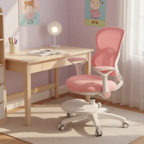 Detská rastúca stolička Neoseat JUNI 006 — látka, ružová