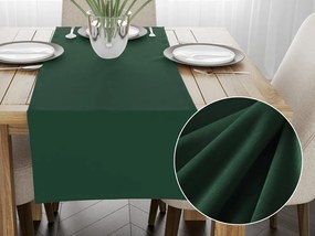 Biante Zamatový behúň na stôl Velvet Prémium SVP-012 Zelený 35x140 cm
