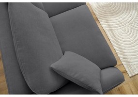 Tmavosivá rozkladacia pohovka 235 cm Cezanne – Bobochic Paris