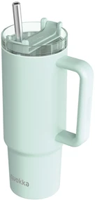 Nerezový termohrnček so slamkou Stream Turquoise 950 ml