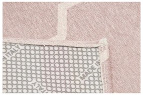 Ružový behúň Floorita Lattice Sand, 60 × 150 cm
