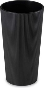 Plastový kvetináč URBANIKA ECO 36,4x19,6 cm čierny