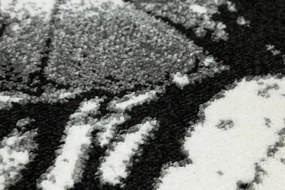 Koberec Lima 9365A biely / čierny