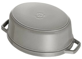 Staub Hrniec STAUB oválny 17 cm sivý 1l