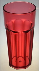 METPLAS POLYKARBONÁTOVÝ POHÁR 360 ML ČERVENÝ