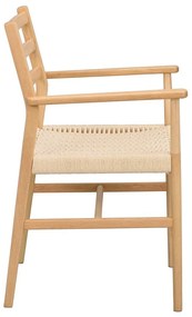 Jedálenská stolička v prírodnej farbe Harlan – Rowico