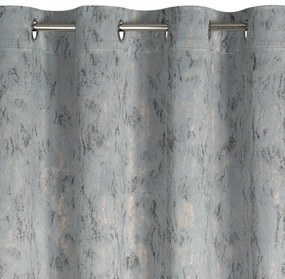 ZATEMŇOVACÍ ZÁVES NA KRÚŽKOCH KORNELIA 140X250 CM STRIEBORNÁ
