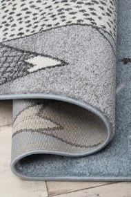 Detský koberec Kiddy D657A modrý