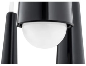 Argon 2103 - Luster na lanku HOLLYWOOD 5xE14/7W/230V čierna