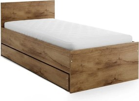 Posteľ ELISA 90 x 200 cm, dub artisan Rošt: Bez roštu, Matrac: Bez matraca