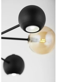 Jupiter 1993 - Luster na tyči MOKA 3xGU10/10W/230V + 3xG9/10W/230V čierna/béžová