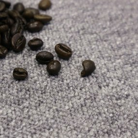 Condor Carpets, Metrážny koberec Classica 57, záťažový, na mieru, šíře 4m,5m, šedá, ab (mriežka), chodba / predsieň