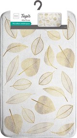 Biela textilná kúpeľňová predložka 45x75 cm Joya – douceur d'intérieur