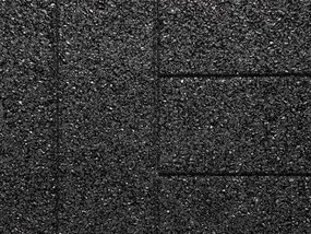 Gumová dlaždica ASLON Design 50 x 50 cm, čierna