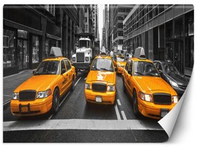 Fototapeta, Newyorské taxíky - 100x70 cm