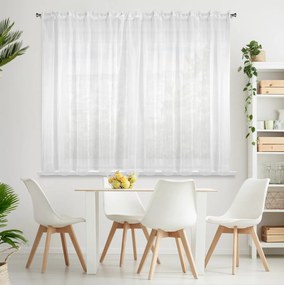 ZÁCLONA NA PÁSKE LUCY 400X150 CM BIELA