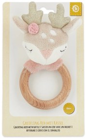 Bieco - Motorická hračka s hrkálkou - jelenček Ella