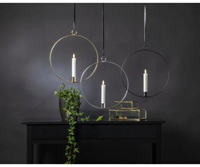 Svetelná dekorácia v striebornej farbe Flamme Ring – Star Trading